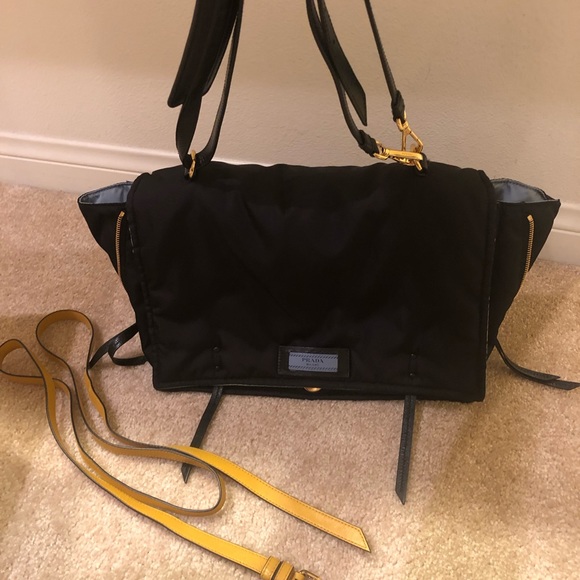 prada etiquette bag nylon